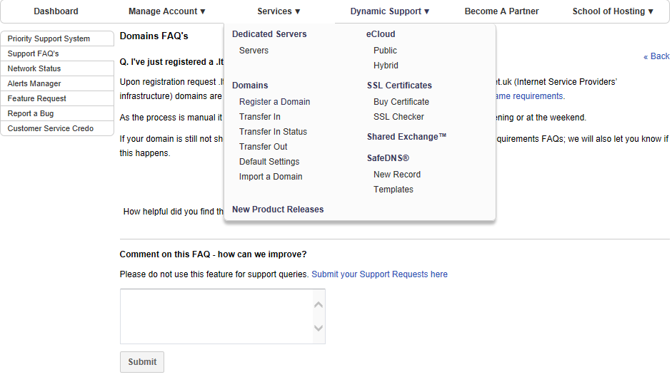 Domain registration screenshot 10 page 1