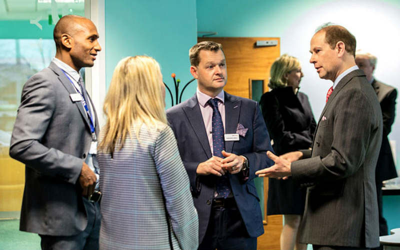 Prince Edward visits tech firm UKFast
